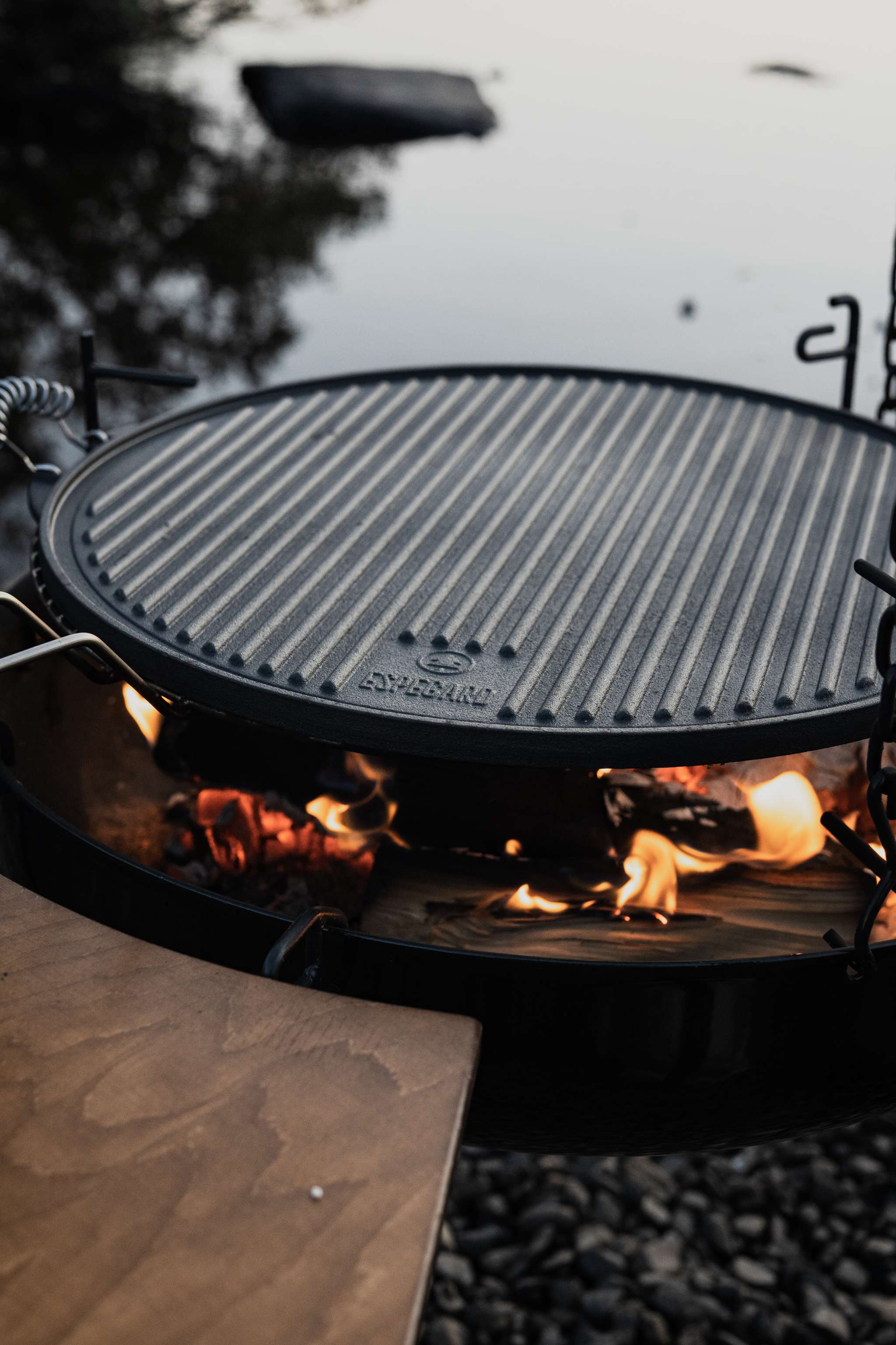 Grillplate støpejern