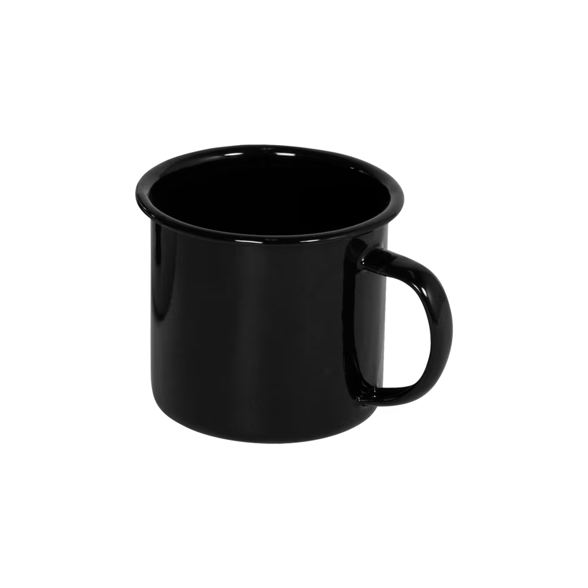 Emaljekopp Svart