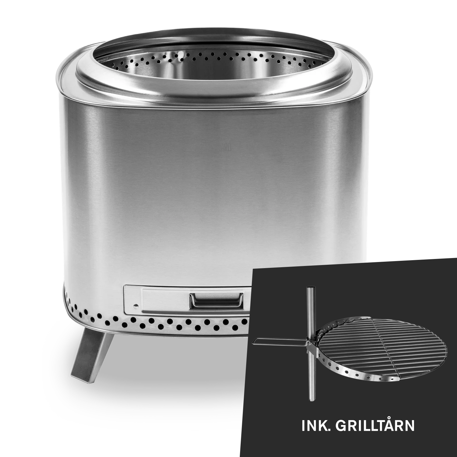 Pakkepris: Bålbrenner Brasa 50 + Grilltårn